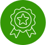 Étoile sur un badge